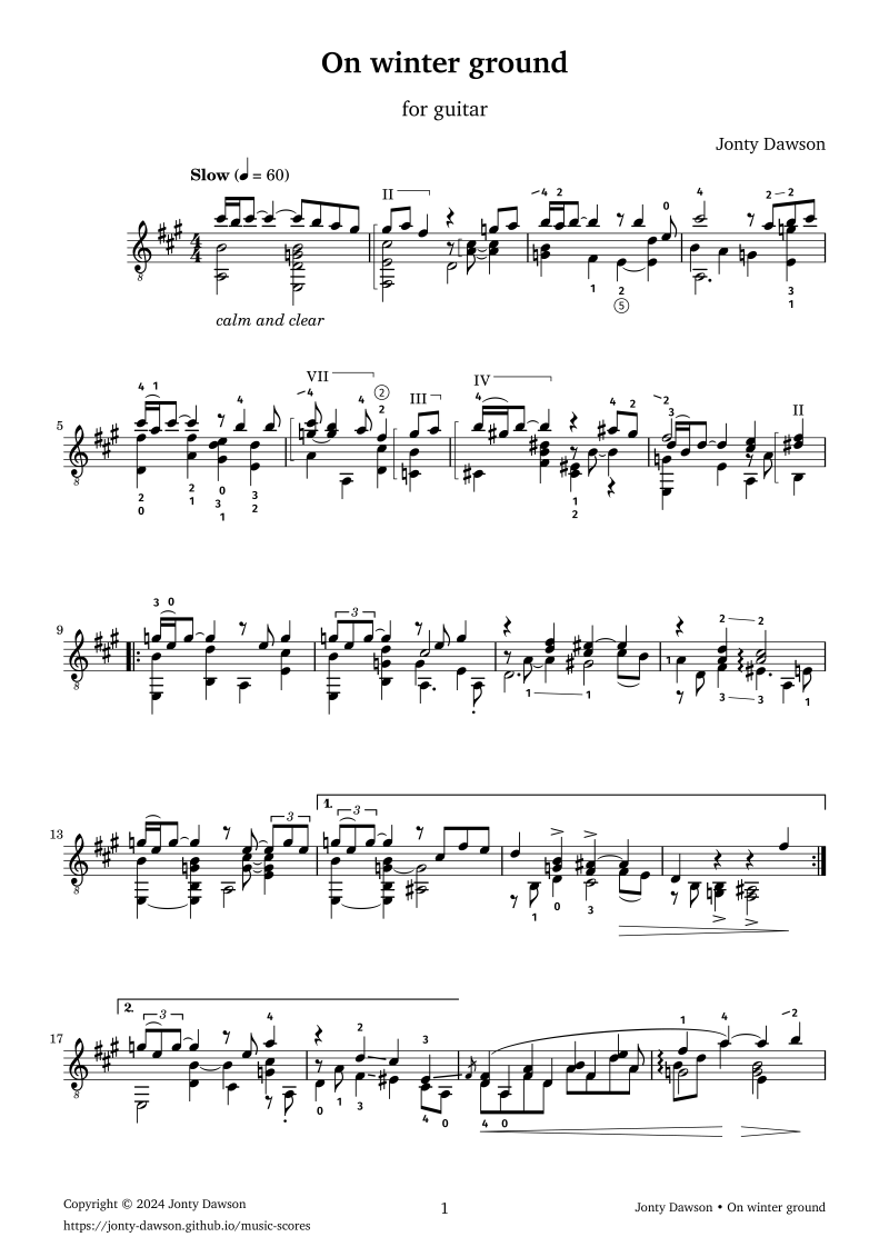 Sheet music PDF. 